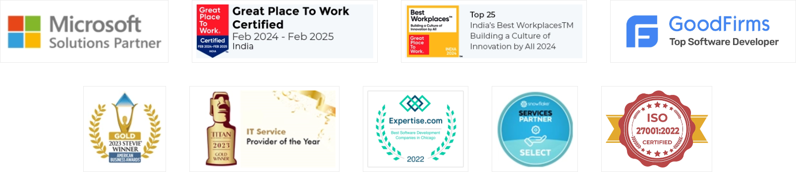 Certifications